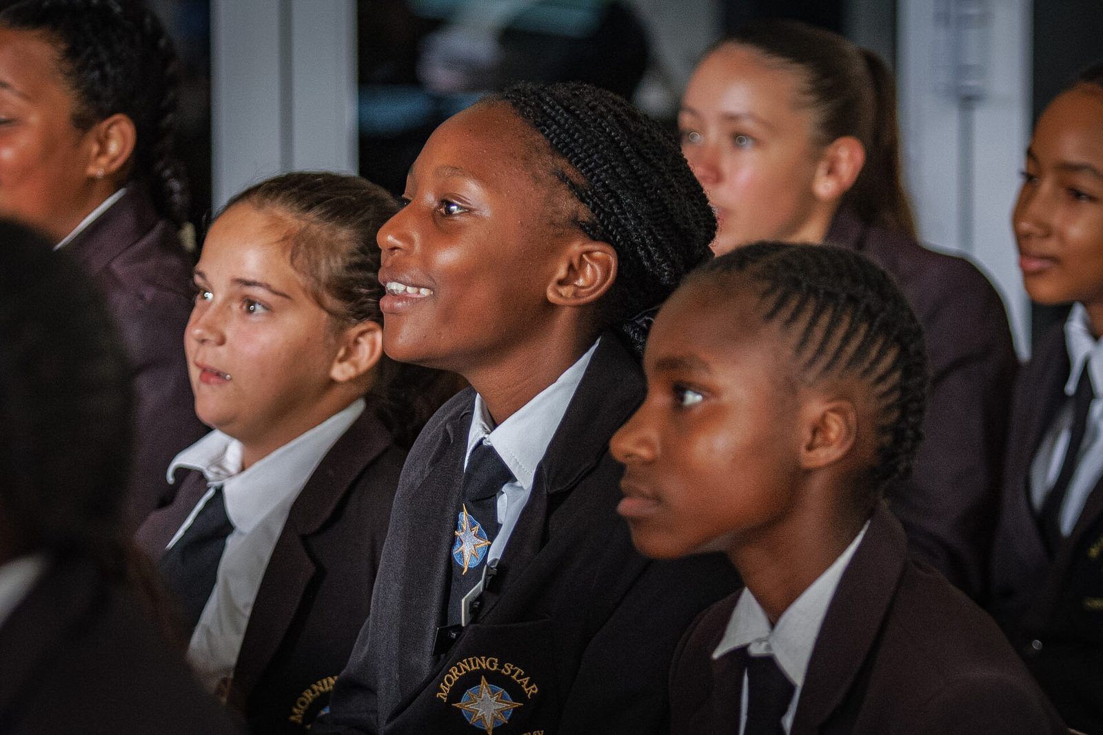 Primary pupils engaged in class